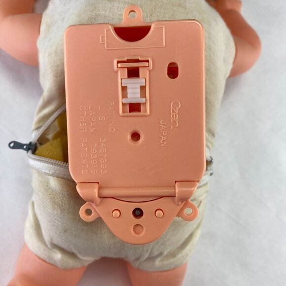 Vintage Ozen Sleepy Eye Baby Doll Sound Box with Disk Not Working - Picture 6 of 10